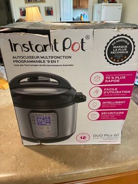 NIB Instant Pot Duo Plus 6-Qt Stainless Steel Electric Pressure Cooker